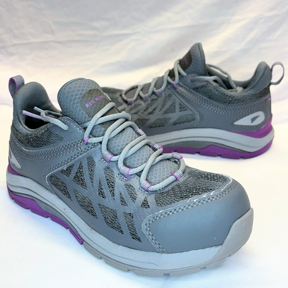 Red Wing CoolTech Safety Toe Athletic Shoes Womens US 7 Steel Comp Sneakers